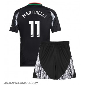 Arsenal Gabriel Martinelli #11 Vieraspaita Lapsille 2024-25 Lyhythihainen (+ shortsit)